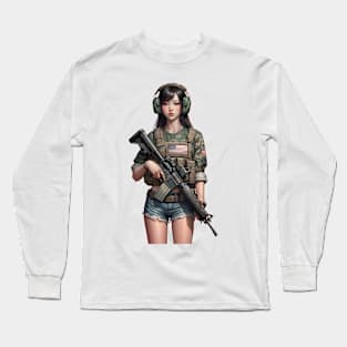 Tactical Girl Long Sleeve T-Shirt